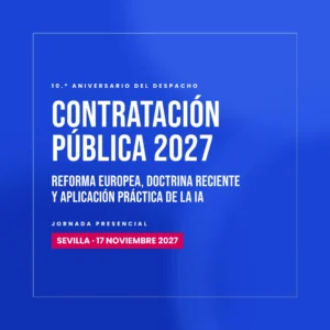 Cartel jornada Contratación pública 2027 · Sevilla · 17 noviembre 2027